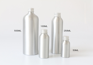 100ml aluminum bottle with cap 200ml aluminum cosmetic mist spray pump bottle