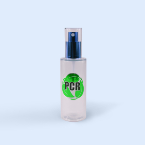 Custom PCR Glass Like High End Thick Heavy Wall PET Container Bottle Personal Care Lotion Cream