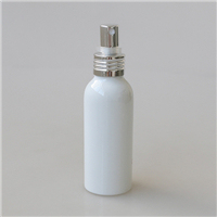eco friendly custom white luxury aluminum shampoo bottle packaging 220ml 200ml
