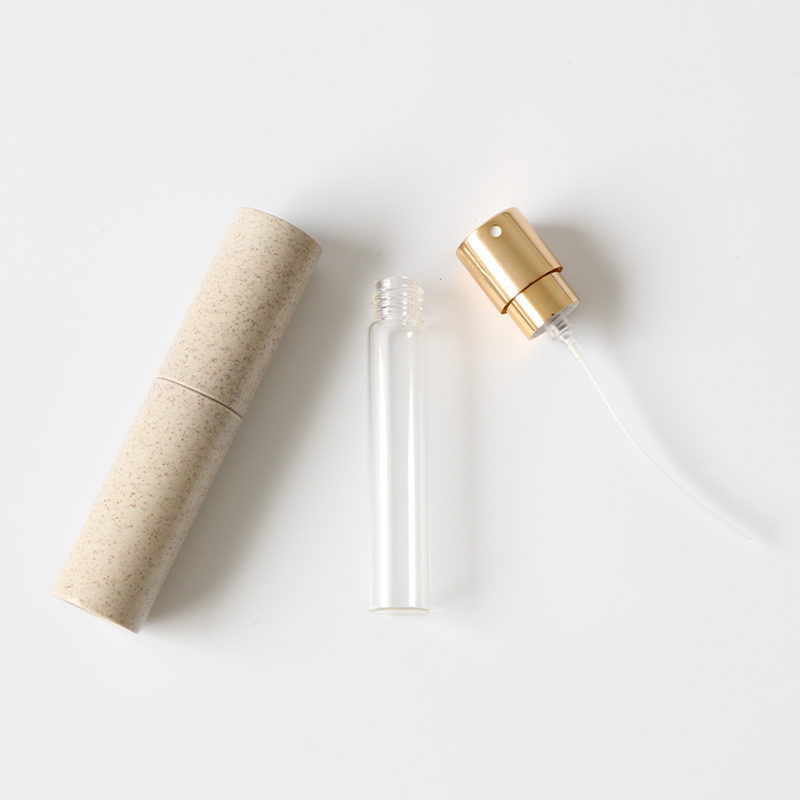 8ml 10ml 20ml Plastic wheat straw twist perfume atomizer sprayer bottle