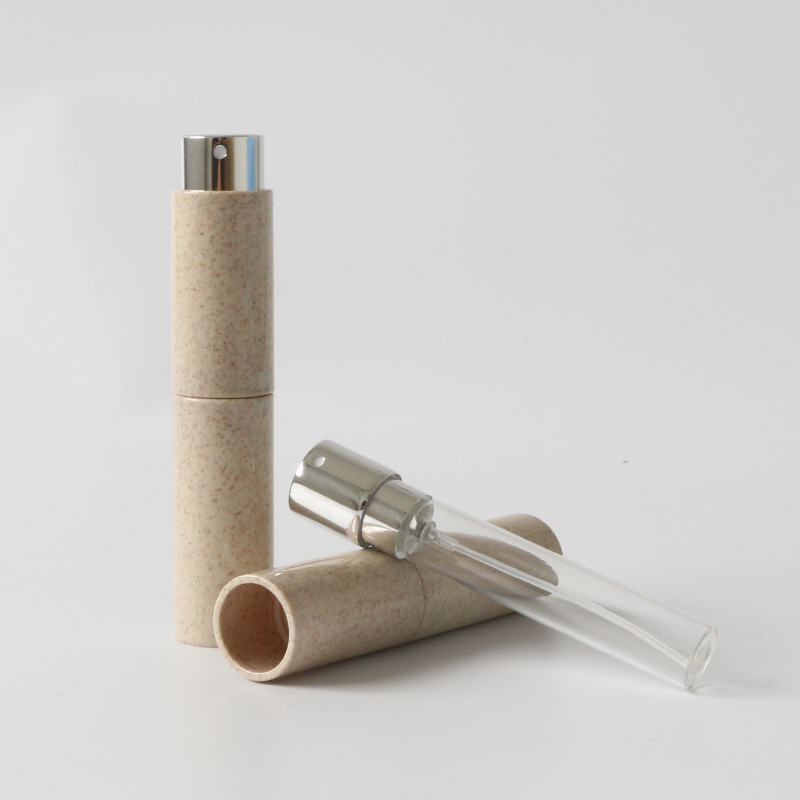 8ml 10ml 20ml Plastic wheat straw twist perfume atomizer sprayer bottle