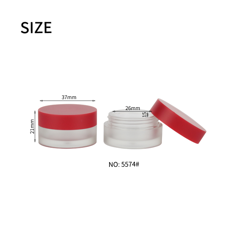 Jinze mini eye shadow cream container round lip balm jar lip mask packaging
