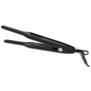 2 in 1 pencil mini salon professional pixie short tourmaline flat iron 450 led lcd display ceramic men 0.3 hair straightener