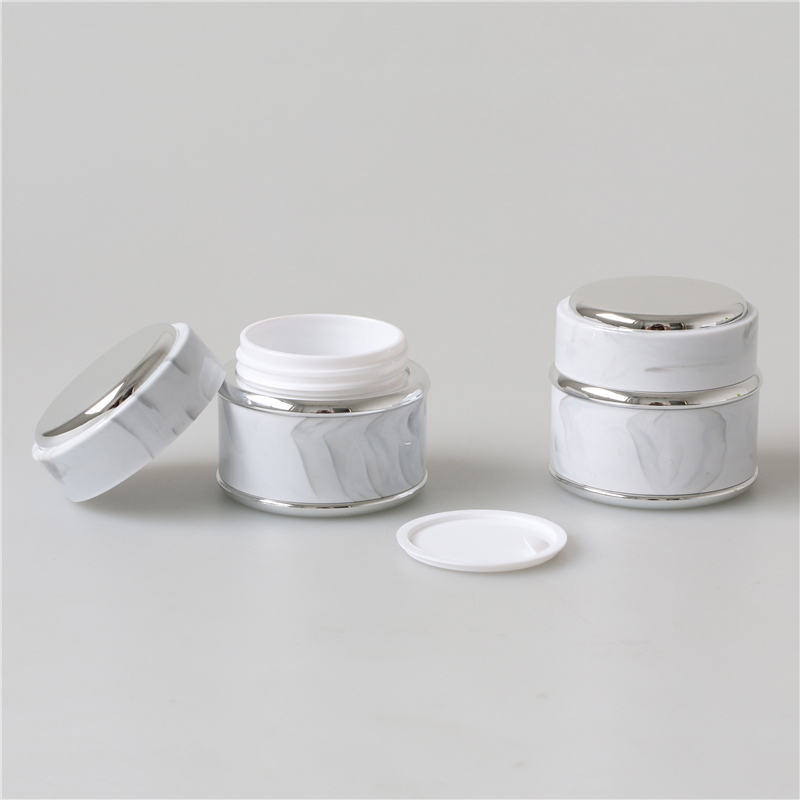 Hot selling 5ml 7ml 15ml 30ml 50ml luxury plastic cosmetic container and packaging jar for face cream