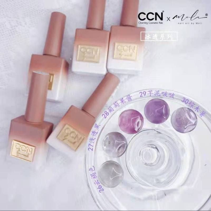 CCN Factory Manufacturer Gold Logo 40 Colors UV Gel Nail Polish Set