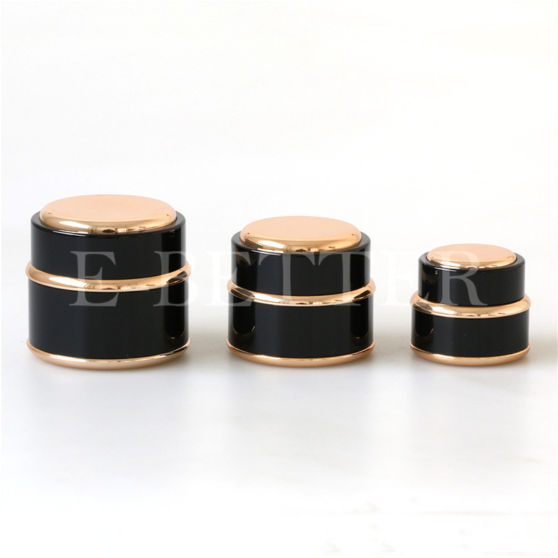 Hot selling 5ml 7ml 15ml 30ml 50ml luxury plastic cosmetic container and packaging jar for face cream