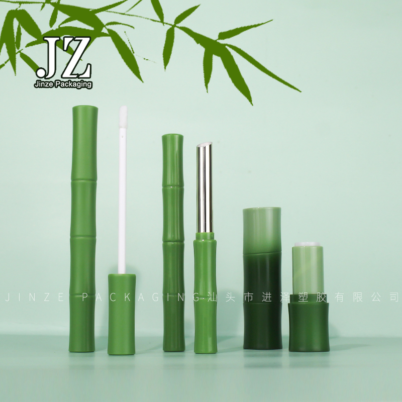 Jinze long and thin 6mm inner tube lip balm container bamboo shape lipstick tube
