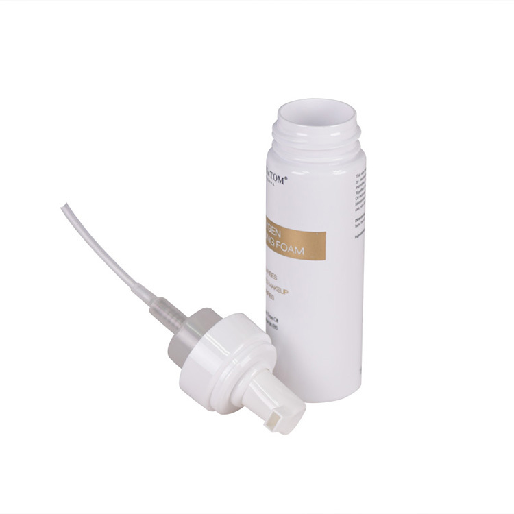 Wholesale 100ml 120ml 150ml 200ml 250ml Empty White Plastic Skin Care Container Foam Pump PET Bottle