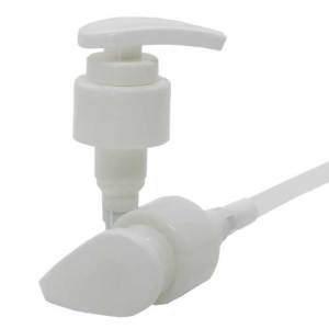 28 410 White Lotion Pump Dispenser Head for Facial Care Products