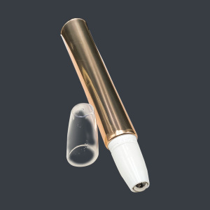 plastic aluminum lamilated tube with roller ball applicator for eye cream and lip glossy
