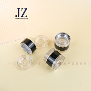 Jinze double side lip balm jar 2 in 1 eye cream case lipstick container