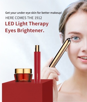 Newest Photon Therapy Eye Care Device Massager Warm Heating Relieves Dark Circles Eye Puffiness Eyes  Lips Care Device