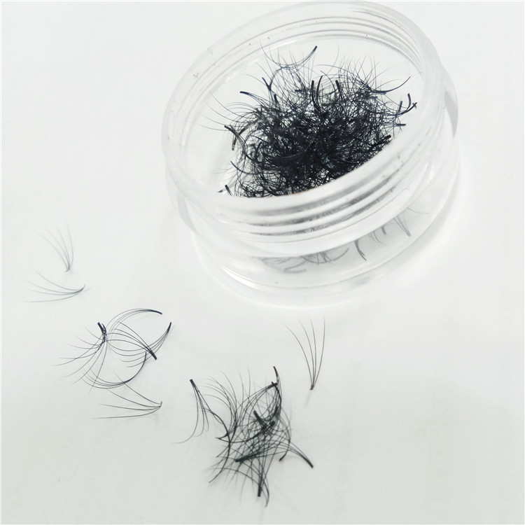 Quality Pbt Material 7 mm 10 mm Fake Eyelashes Premade Fans Loose Russian Bulk Volume Lashes