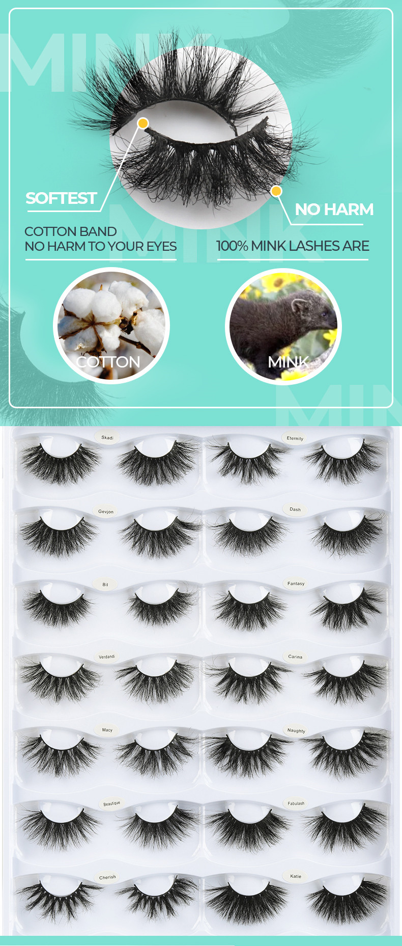 Human Hair Eye Lash Butterfly Wholesale Real 20mm  25 mm 3D Real Mink  Eyelash Vendor