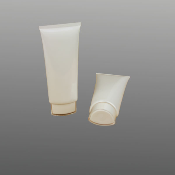 special head cosmetic tube plastic tube with flip open applicator