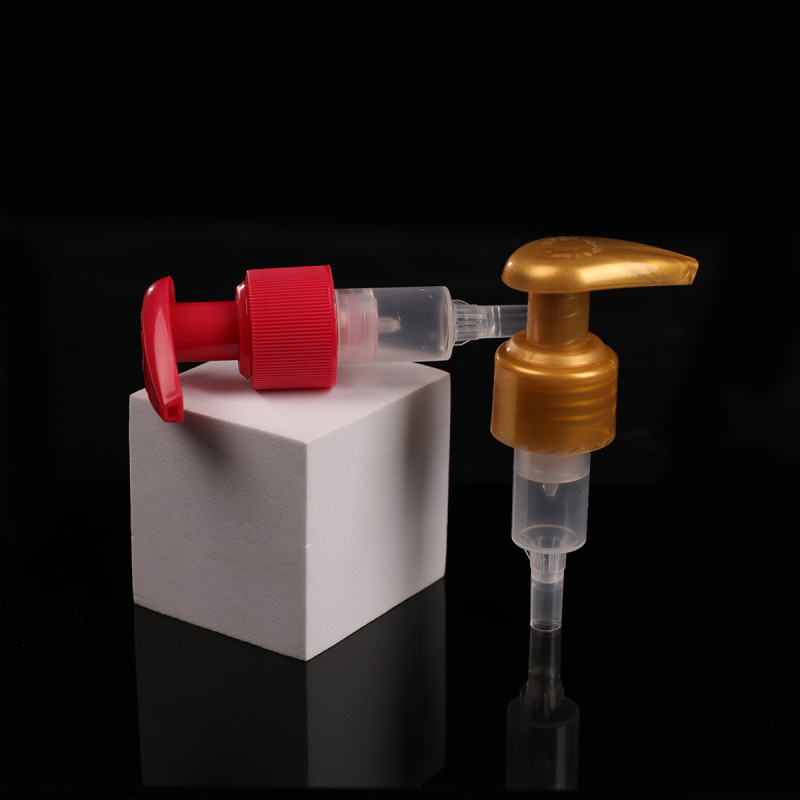 Wholesale external gold red 24mm 28mm cosmetic lotion dispenser pump