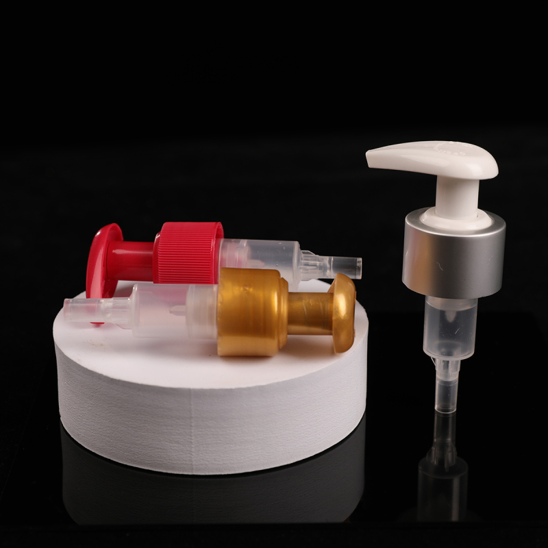 Wholesale external gold red 24mm 28mm cosmetic lotion dispenser pump