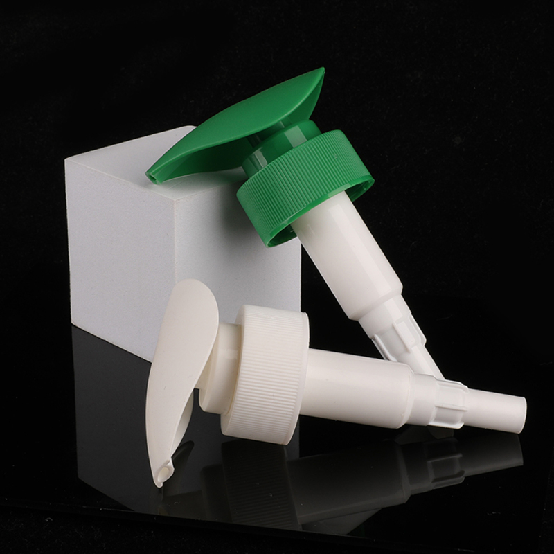 Wholesale high quality clean body liquid 28mm green bathroom lotion pump