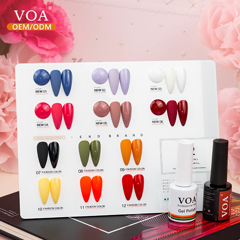 VOA Halloween color 10ml semi-permanent nail polish led uv gel set