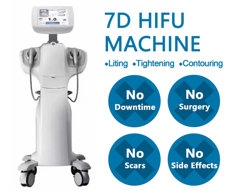 Hifu Machine Korea Tightening Face Lifting Wrinkle Removal Skin Care 7D Hifu