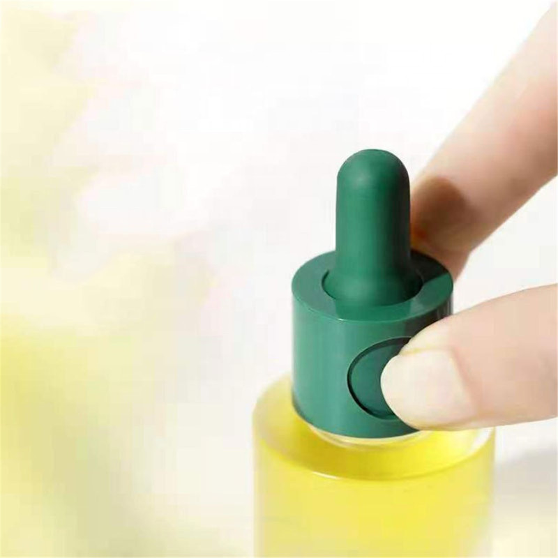 Thick glass dropper bottle click on press dropper bottle for essential oil serum personal care 15ml 30ml