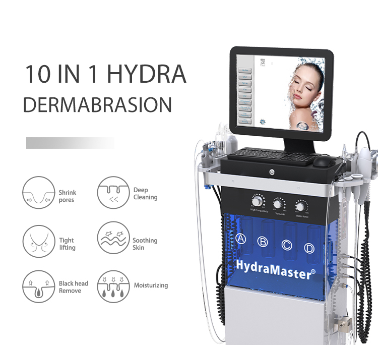Salon Use Skin Management Beauty dermabrasion device hydro facial machine