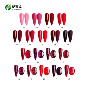 YDC free samples Lucky Red UV LED Gel New Year wholesale OEM supplier