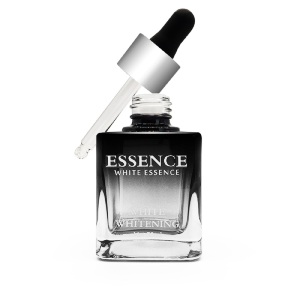 Rectangle shape 30ml serum gradient black glass dropper bottle for essential oils