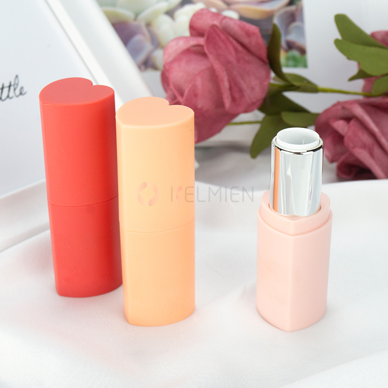 Heart Shape Lipstick tube Basics Lip balm packaging Lip stick tube