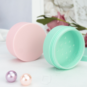 Loose powder case cream Jar with sifter 2021 Popular sales 20g empty powder box compact container