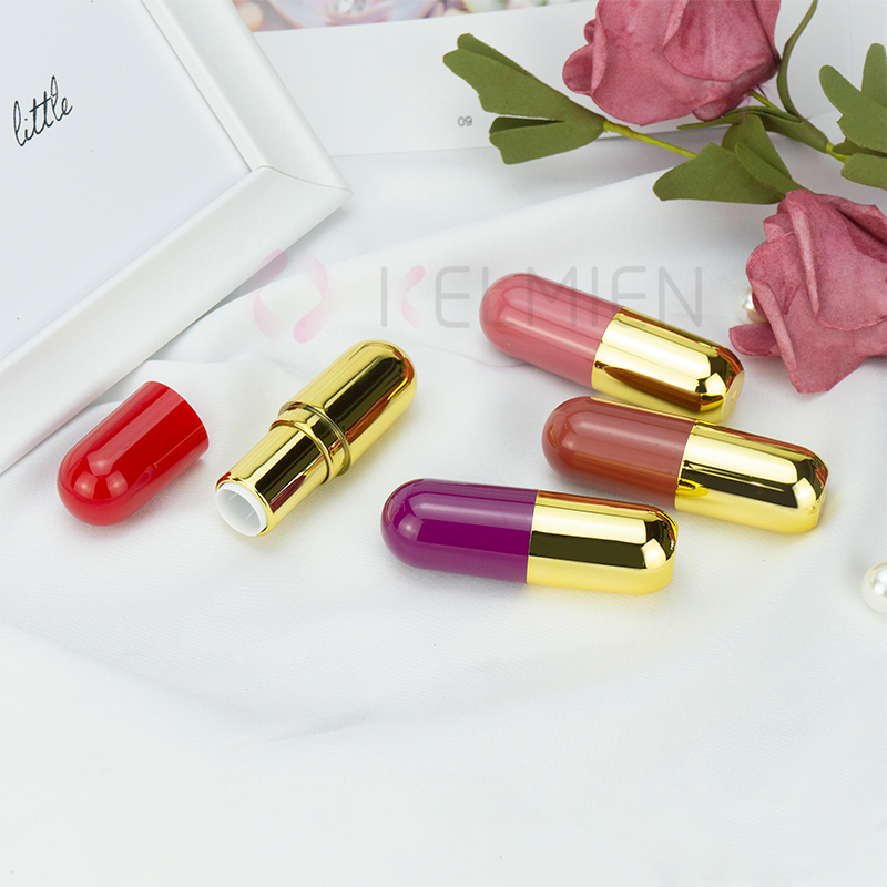 Capsule lipstick mini size lipstick customize logo Roller Tube