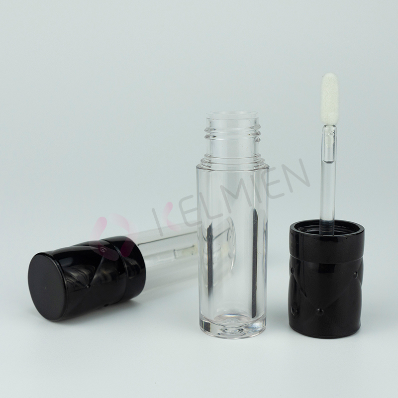 Luxury shape lip gloss plastic tubes lipgloss cosmetic packaging New style popular 6ml lipstick liquid tube
