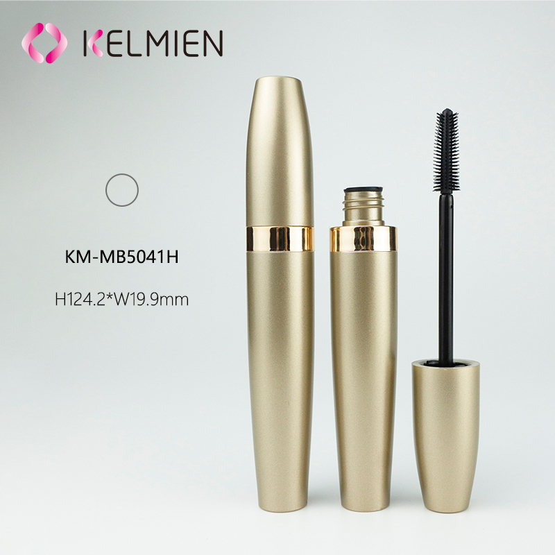 Empty Mascara tube with brush Mascara bottle container Golden and Customizable colors