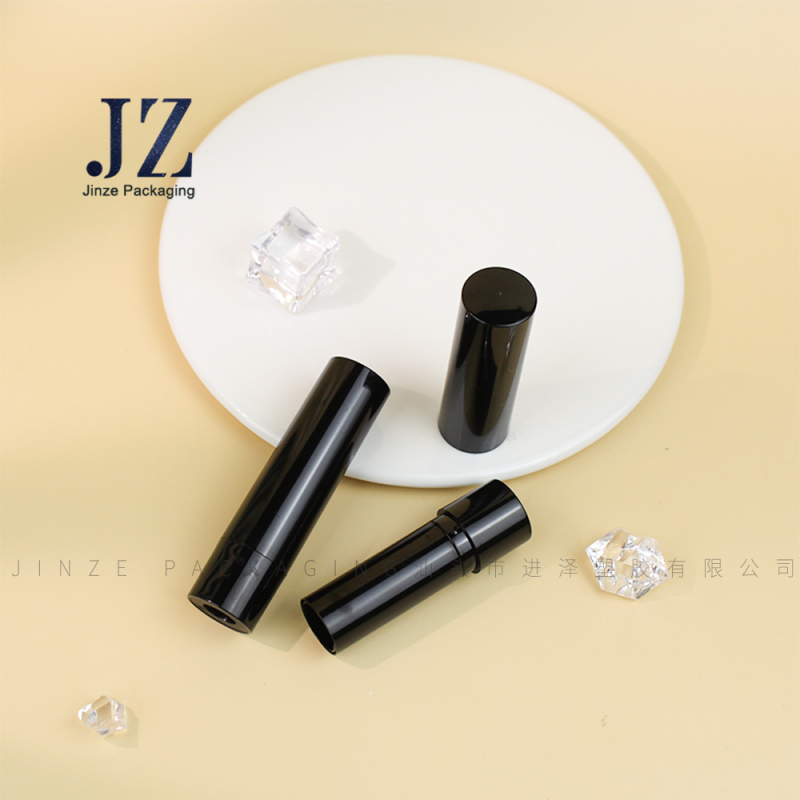Jinze bottom filling chapstick tube round shape lip balm container 
