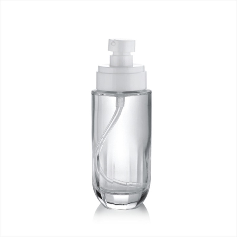 Luxury Empty Refillable Glass Container Makeup Cosmetic Face Cream Lotion Pump Bottles Jars Pots
