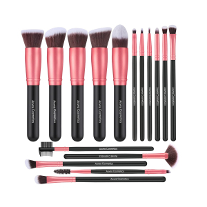 16piece short handle kabuki Makeup brush kits
