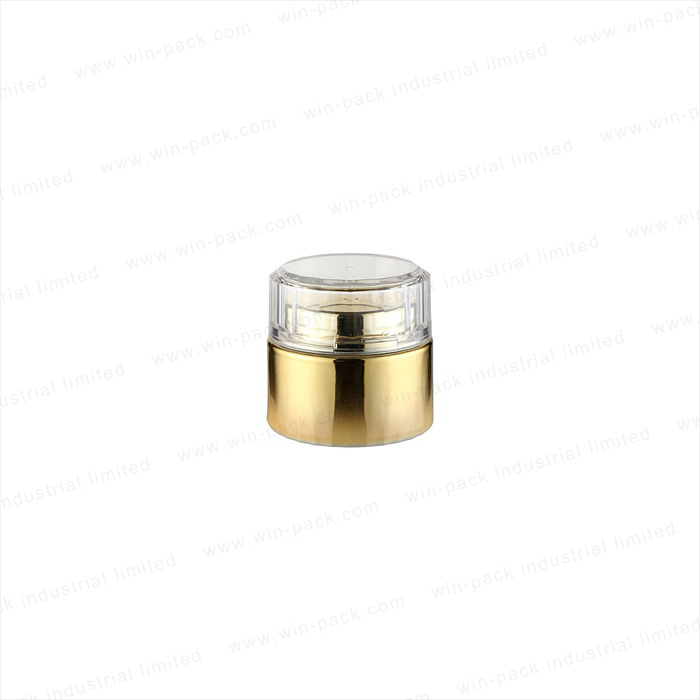Empty electroplated Glass Pump Bottles round Cosmetic Bottles Refillable Dispensers for Lotion cream
