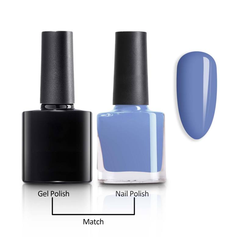 Gel polish and nail polish color match