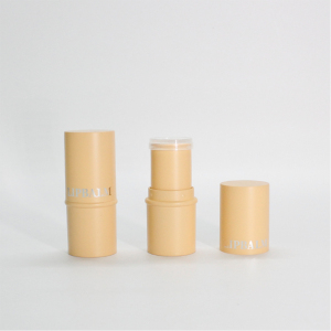Wholesale custom lip balm tube foundation concealer stick tube round lipstick tube empty lipbalm container cosmetic packaging