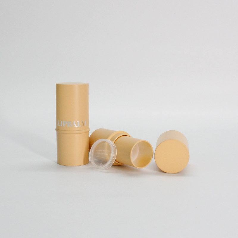 Wholesale custom lip balm tube foundation concealer stick tube round lipstick tube empty lipbalm container cosmetic packaging