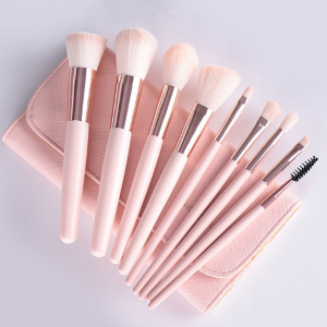 Accept custom brushes cosmetics wholesale vegan makeup brushes 9pcs colorful makeupbrush