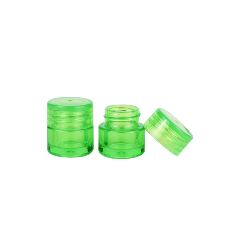 Jinze mini transparent lip balm jar round 3ml nail polish glue packaging