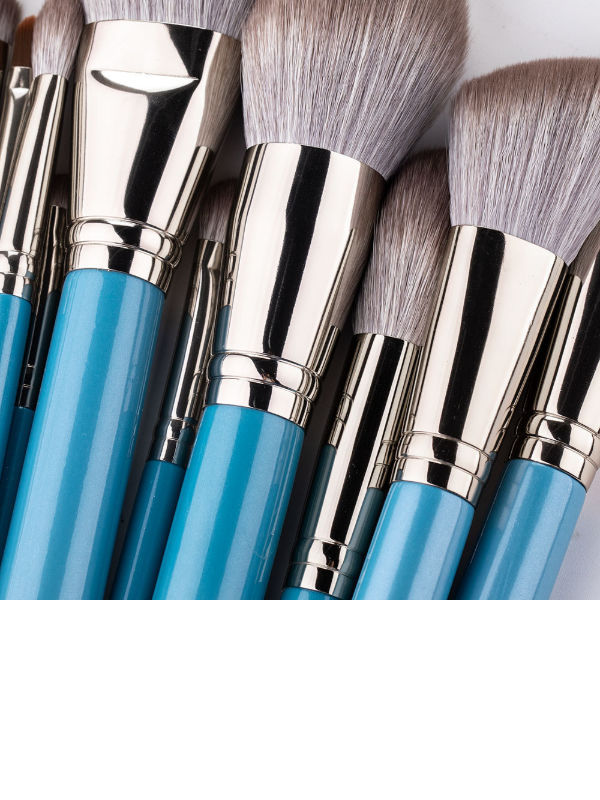 13PCS Makeup Brush Sets,Super Microfiber Bristle, High-Graded Brushed Tube, Wood Handle with Bag