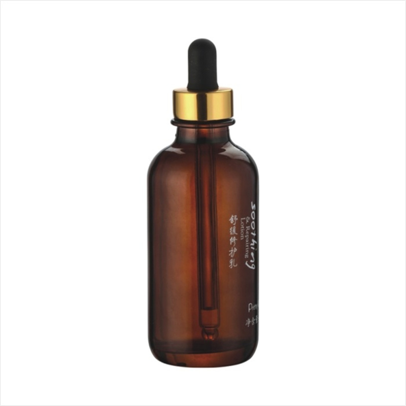 DEMEI Luxury 50mL 30ml 100ml Cosmetic Amber Glass Essential Oil dropper Bottle 