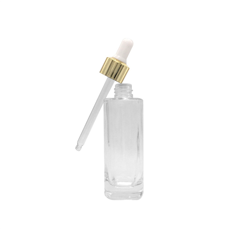DEMEI empty clear Glass dropper Bottles customized Essential Oil dropper bottle for cosmetic packaging