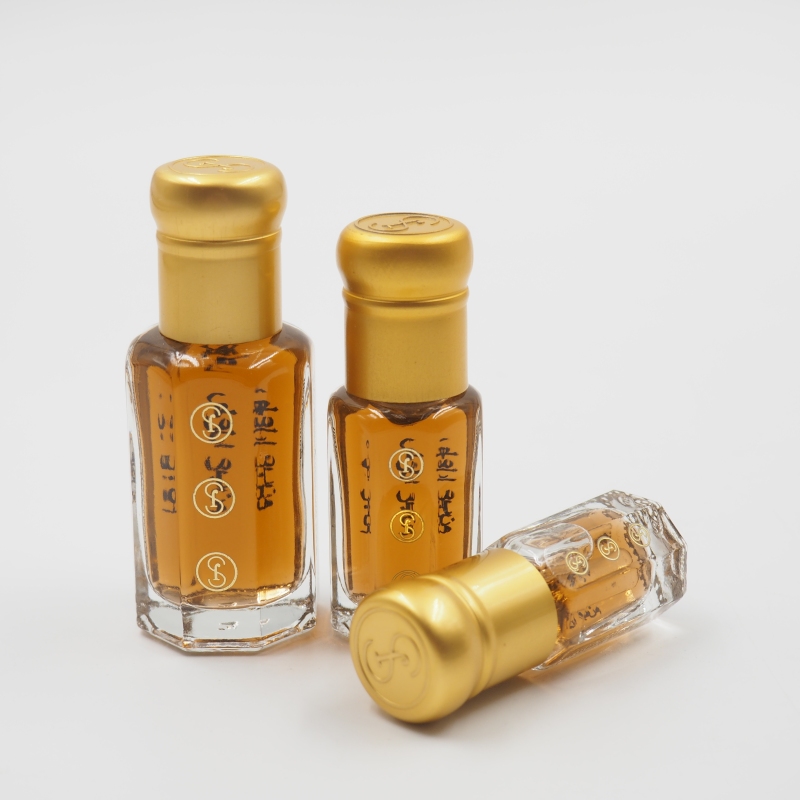 New Custom Tola Attar Glass Bottle With Roll On For Perfume Oud Oil