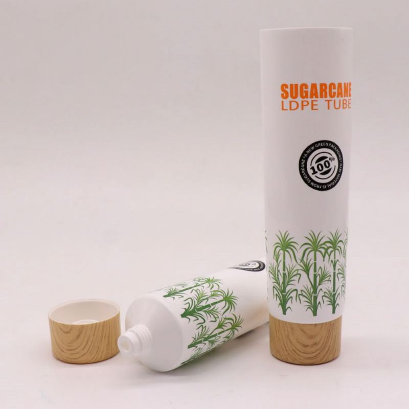 Recycled Sugarcane Plastic Cosmetic Tube