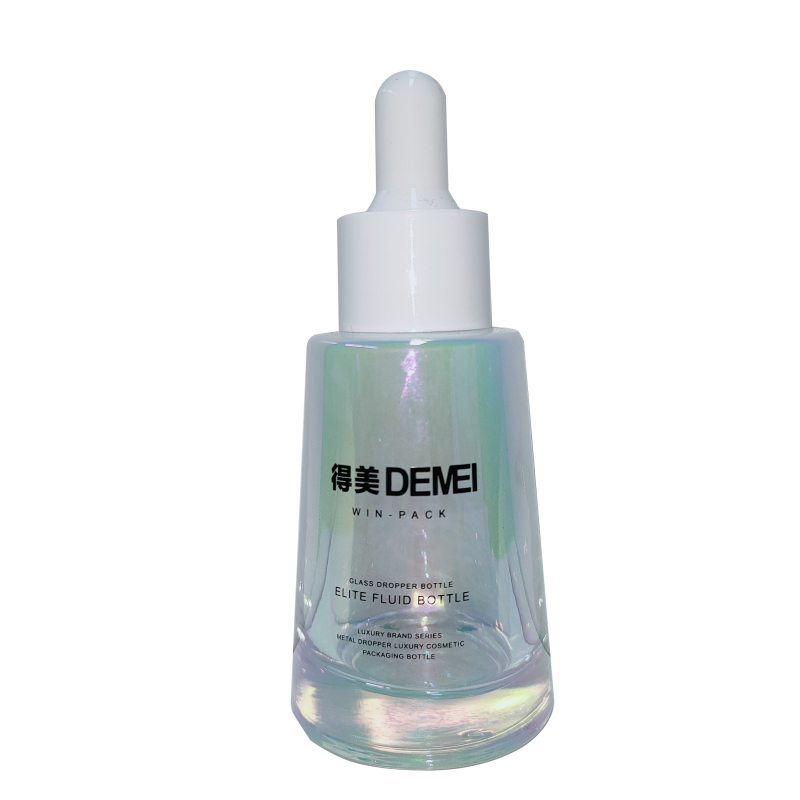 DEMEI WY8948 30ML Special shape clear glass dropper bottle essential oil container perfume bottle