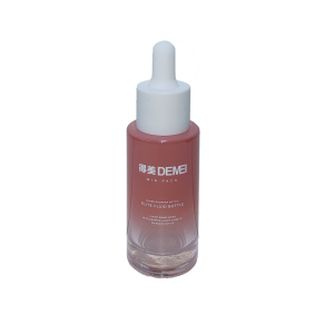 DEMEI WY8940 30ML  wholesale cosmetic packaging red glass dropper bottle 