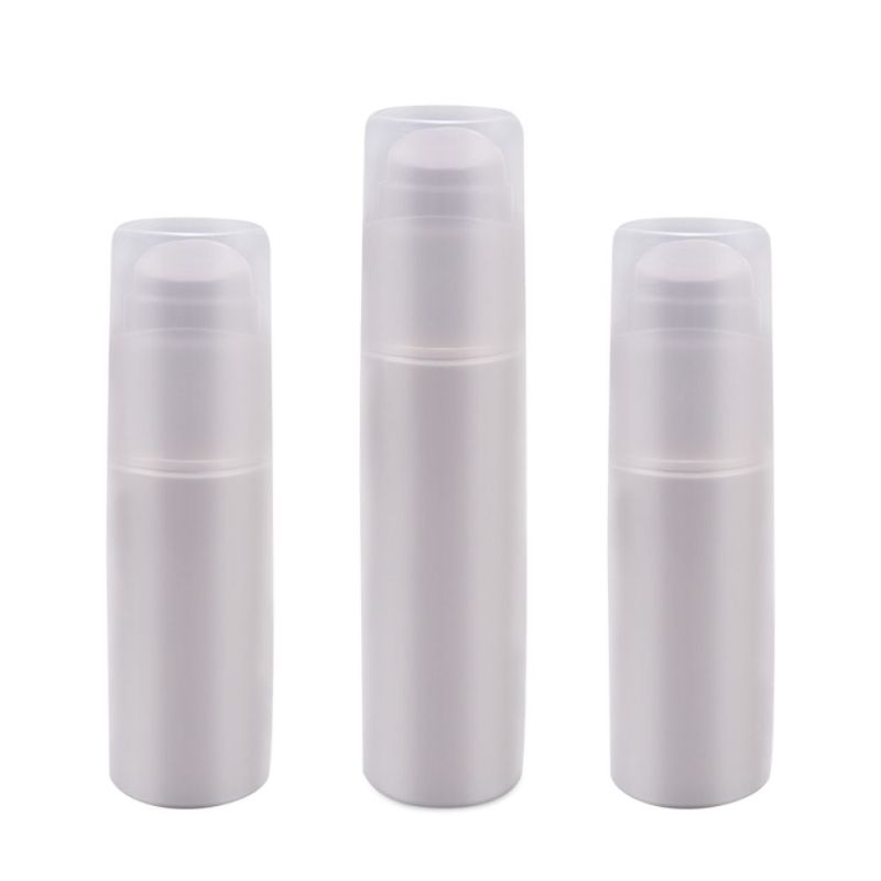 Matte Surface Oval PP PCR Material Airless Bottle